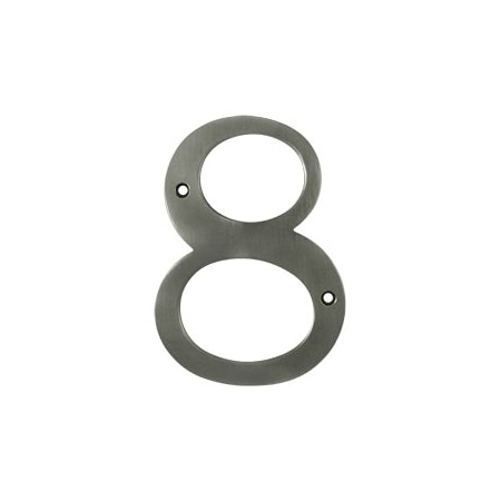 Deltana 6 Numbers, Solid Brass, 10PK RN6-8U15A-XCP10